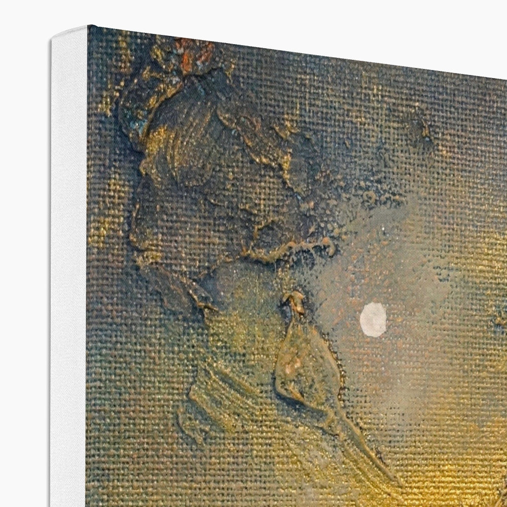Scottish Paintings - ' Loch Lomond Moonlight ' Canvas