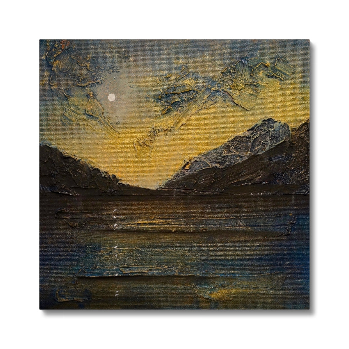 Scottish Paintings - ' Loch Lomond Moonlight ' Canvas