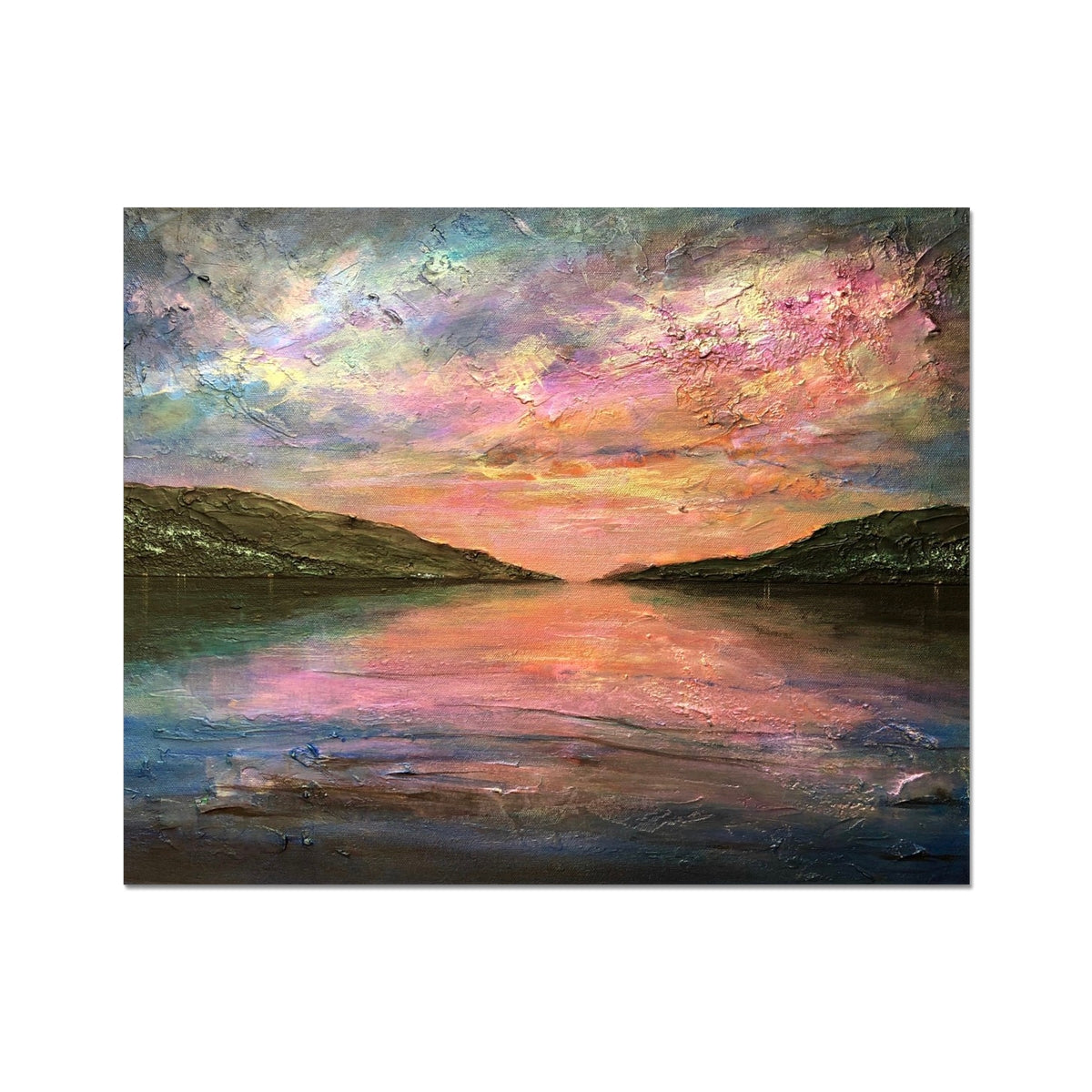 Scottish Paintings - ' Loch Ness Dawn ' Artist Proof Collector Print