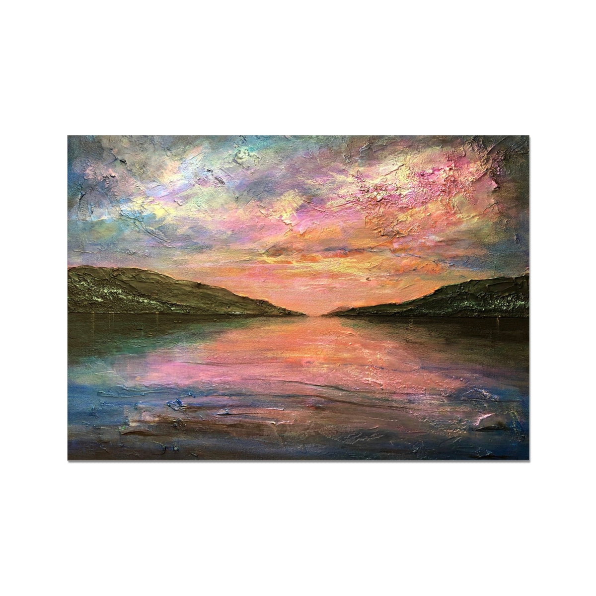 Scottish Paintings - ' Loch Ness Dawn ' Fine Art Print