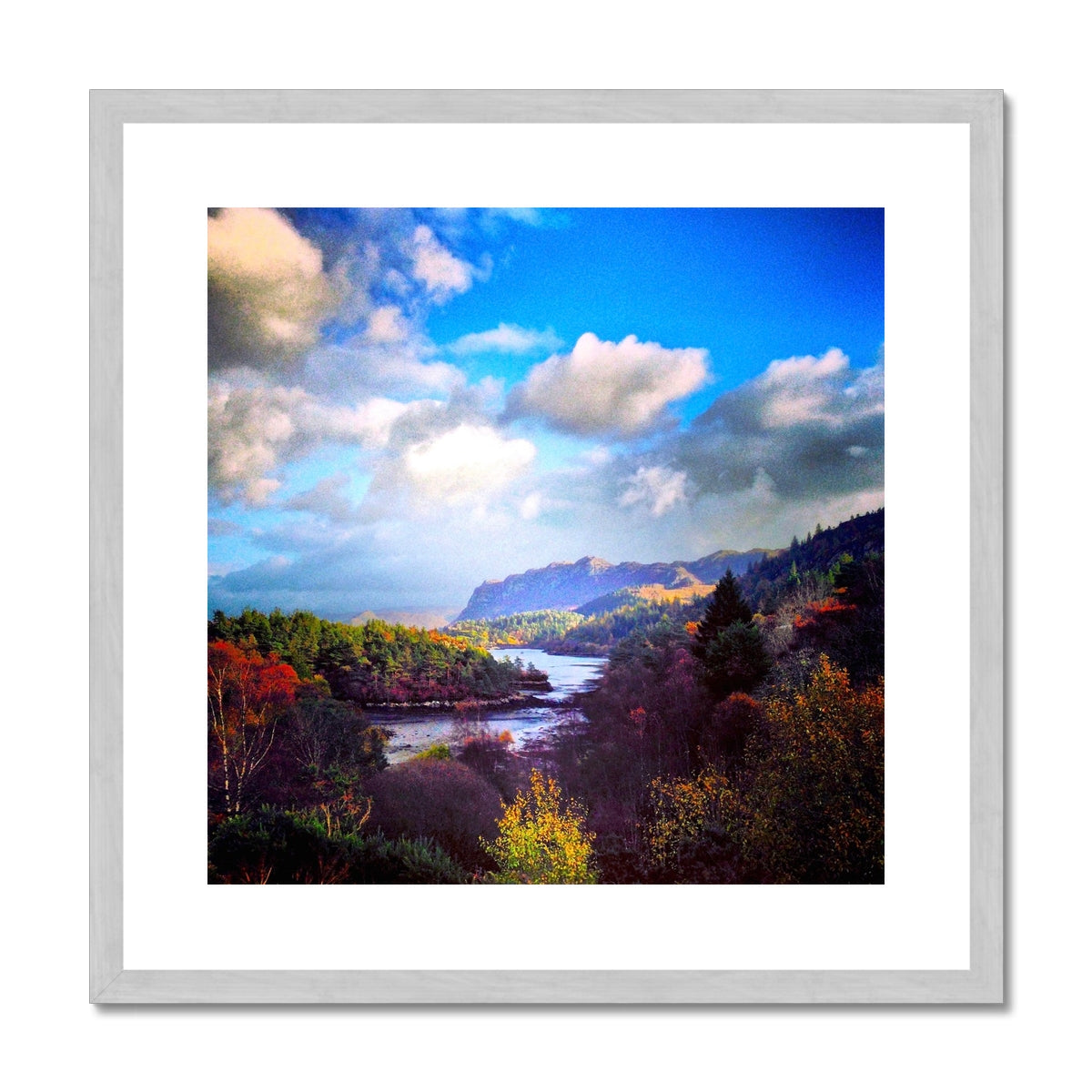 Scottish Paintings - ' Plockton ' Antique Framed & Mounted Print