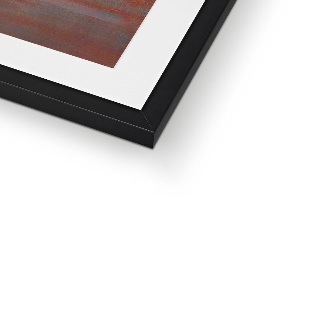 Scottish Paintings - ' The Sleeping Warrior Arran ' Framed & Mounted Print.