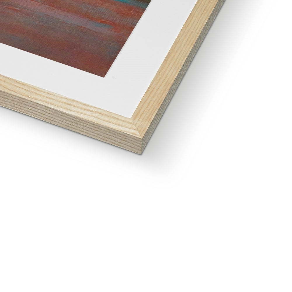 Scottish Paintings - ' The Sleeping Warrior Arran ' Framed & Mounted Print.