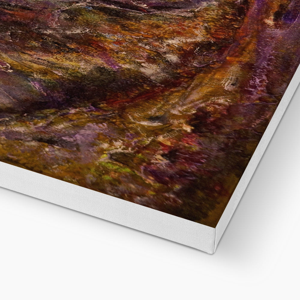 Scottish Paintings - ' Three Sisters Of Glencoe ' Canvas