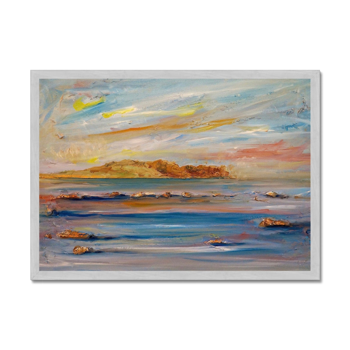 Scottish Paintings - ' Tiree Dawn ' Antique Framed Print