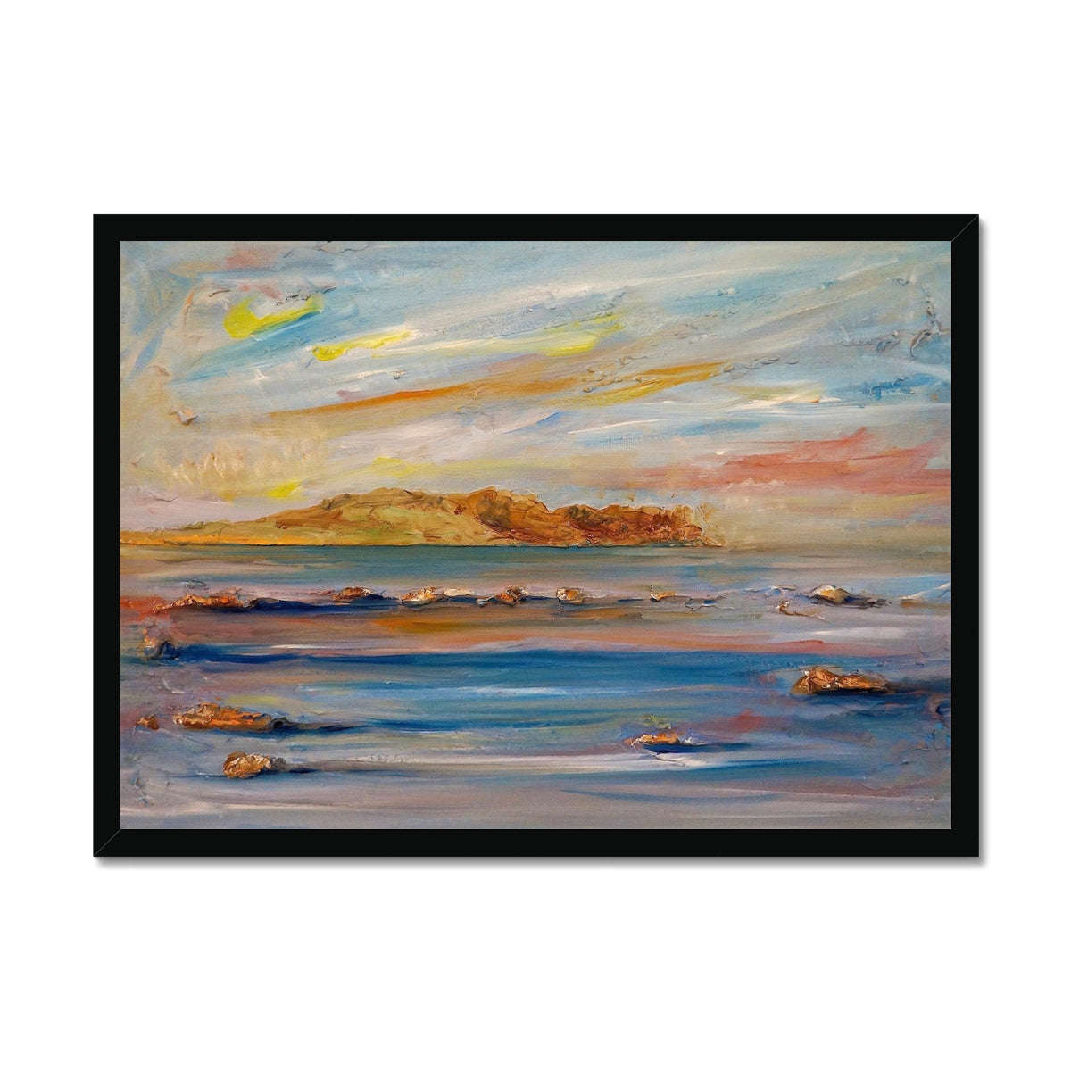 Scottish Paintings - ' Tiree Dawn ' Framed Print