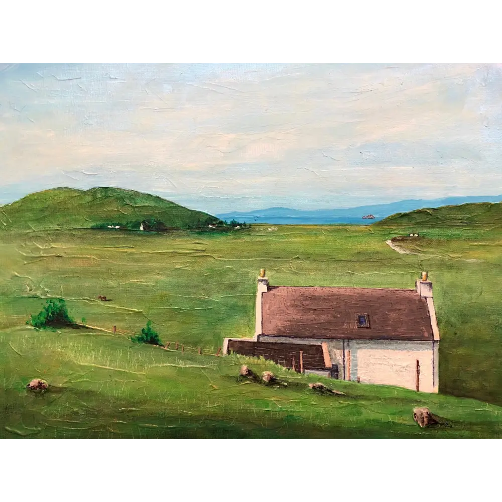 Skye Cottage Art Prints from Scottish Artist