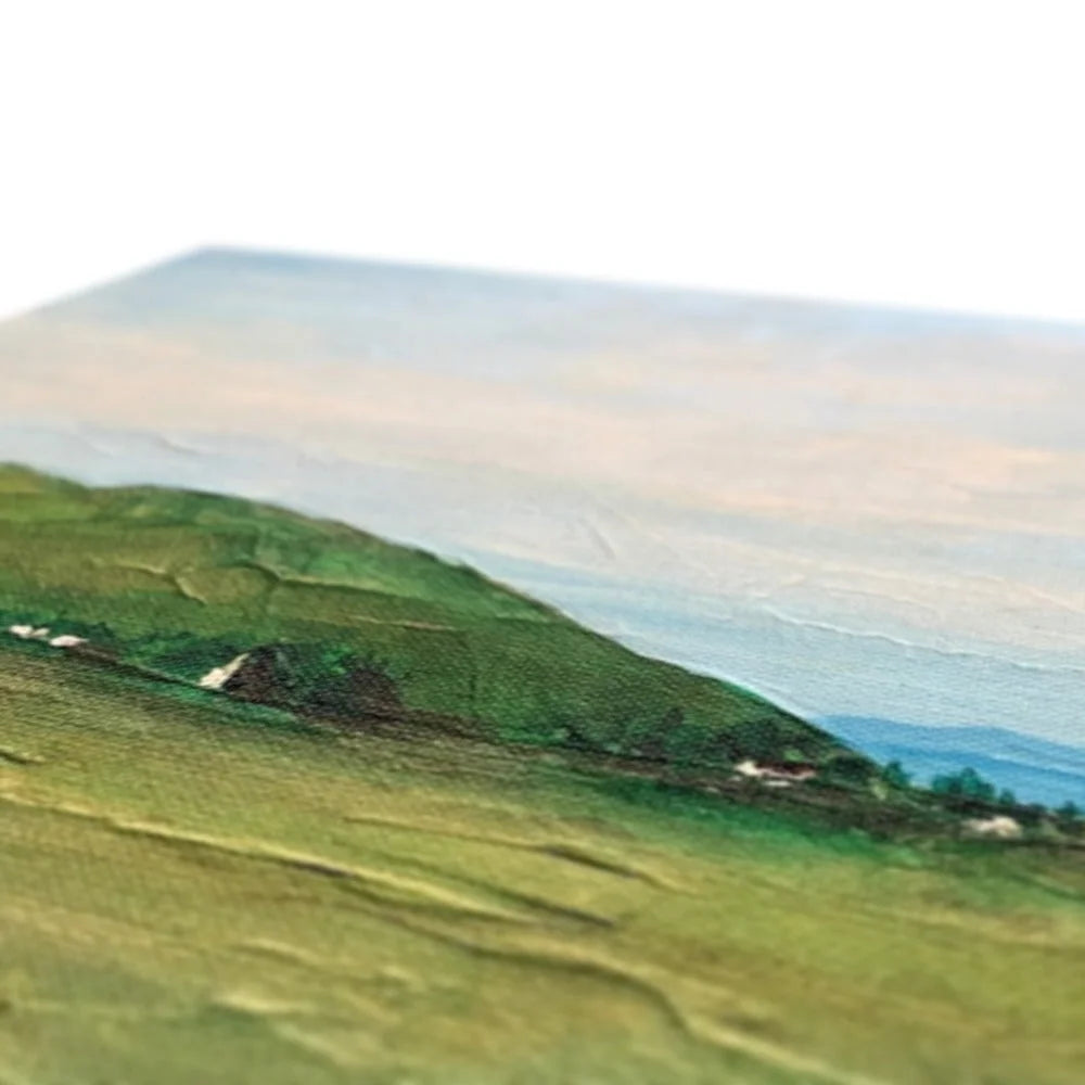 A Skye Cottage Canvas - Art Gallery Scotland Worldwide Shipping Scottish Landscape Paintings and Prints by Artist Hunter