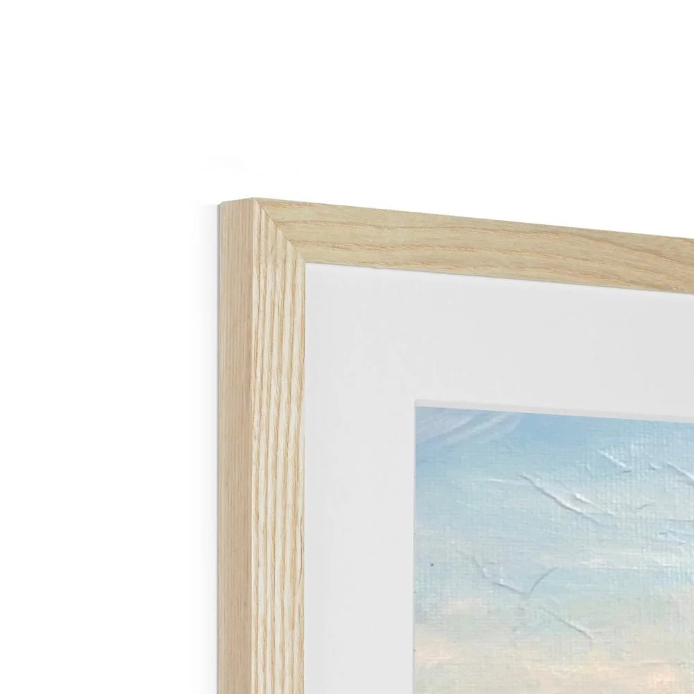 A Skye Cottage Framed & Mounted Print - Art Gallery Scotland Worldwide Shipping Scottish Landscape Paintings and Prints by Artist Hunter