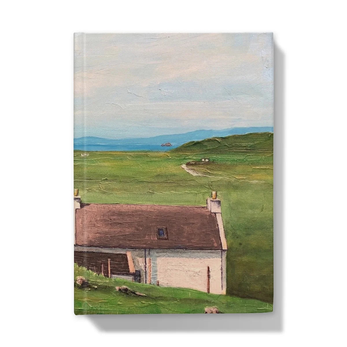 A Skye Cottage Hardback Journal - Art Gallery Scotland Worldwide Shipping Scottish Landscape Paintings and Prints