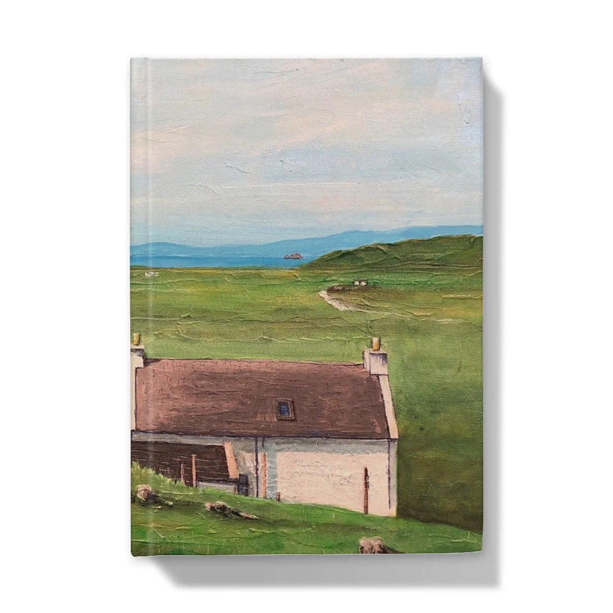 A Skye Cottage Hardback Journal - Art Gallery Scotland Worldwide Shipping Scottish Landscape Paintings and Prints