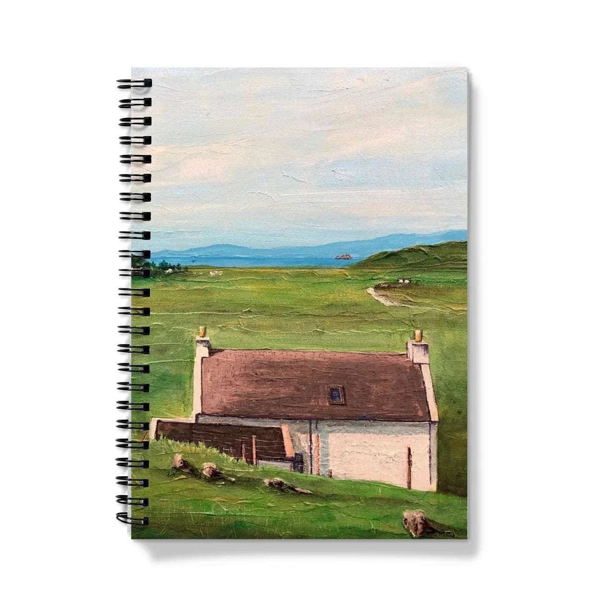 A Skye Cottage Notebook - Art Gallery Scotland Worldwide Shipping Scottish Landscape Paintings and Prints