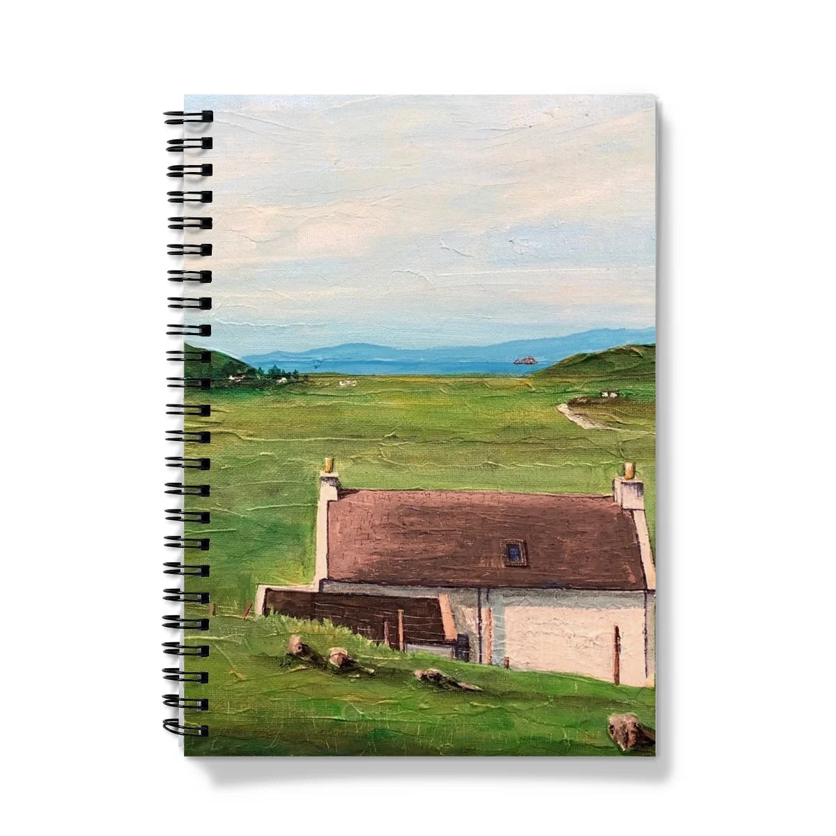 A Skye Cottage Notebook - Art Gallery Scotland Worldwide Shipping Scottish Landscape Paintings and Prints