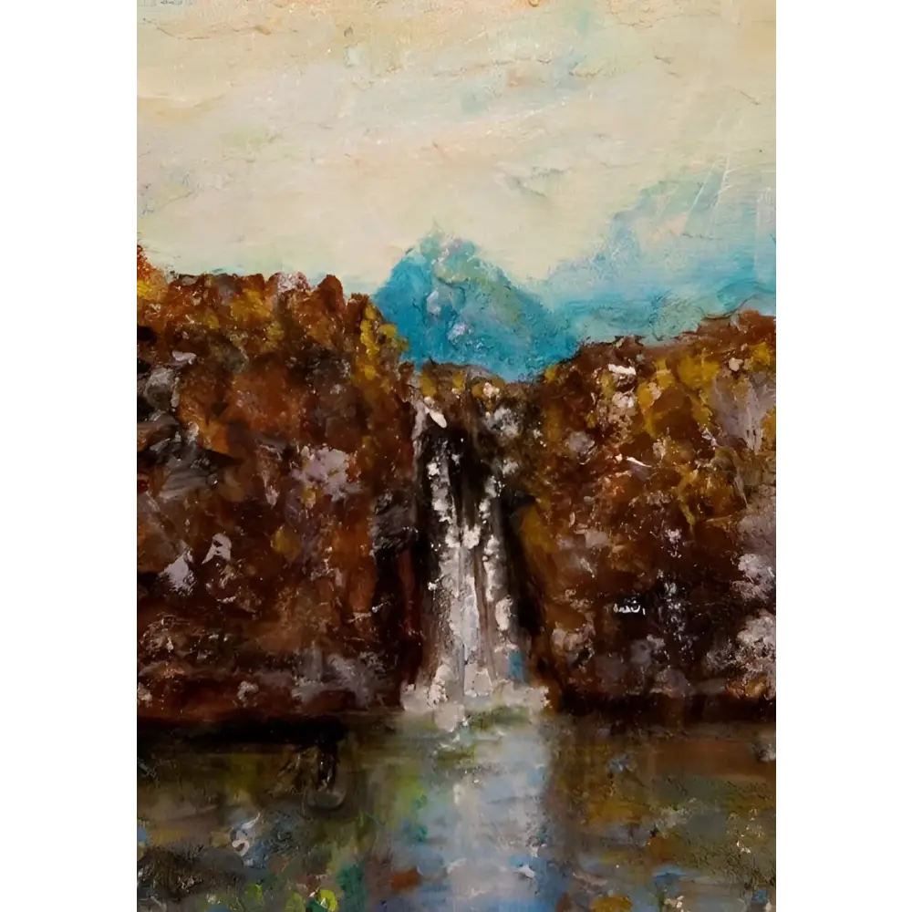 Skye Fairy Pools Art Prints from Scottish Artist