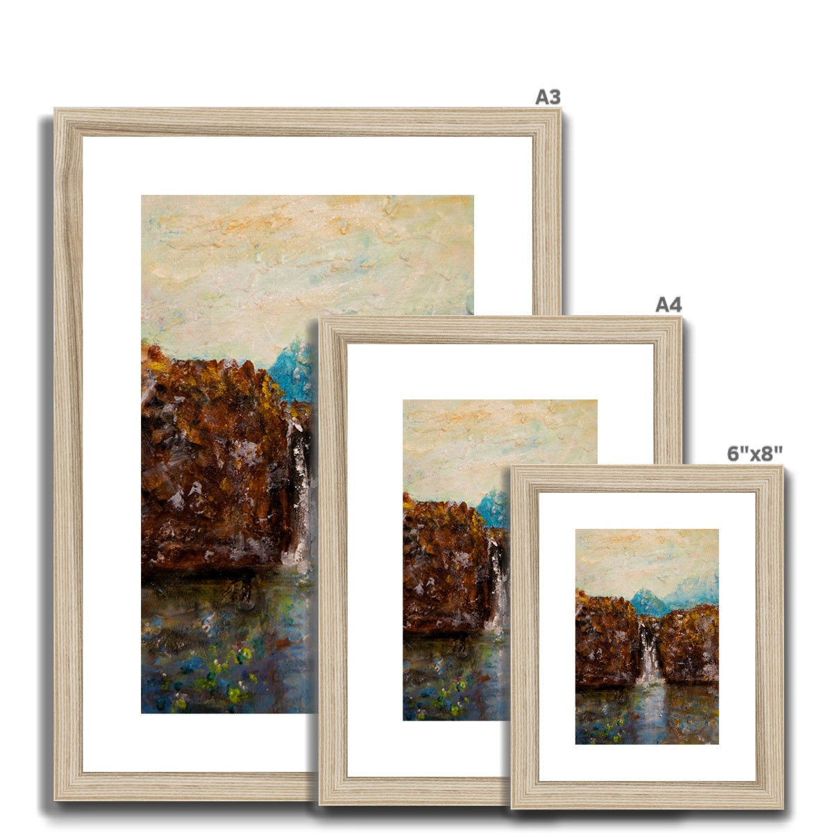 Skye Fairy Pools Framed & Mounted Print.