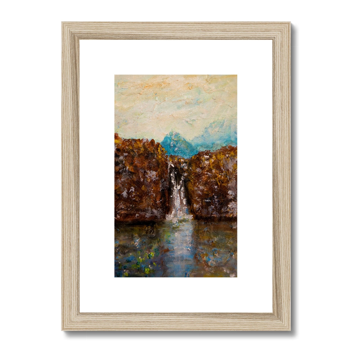 Skye Fairy Pools Framed & Mounted Print.