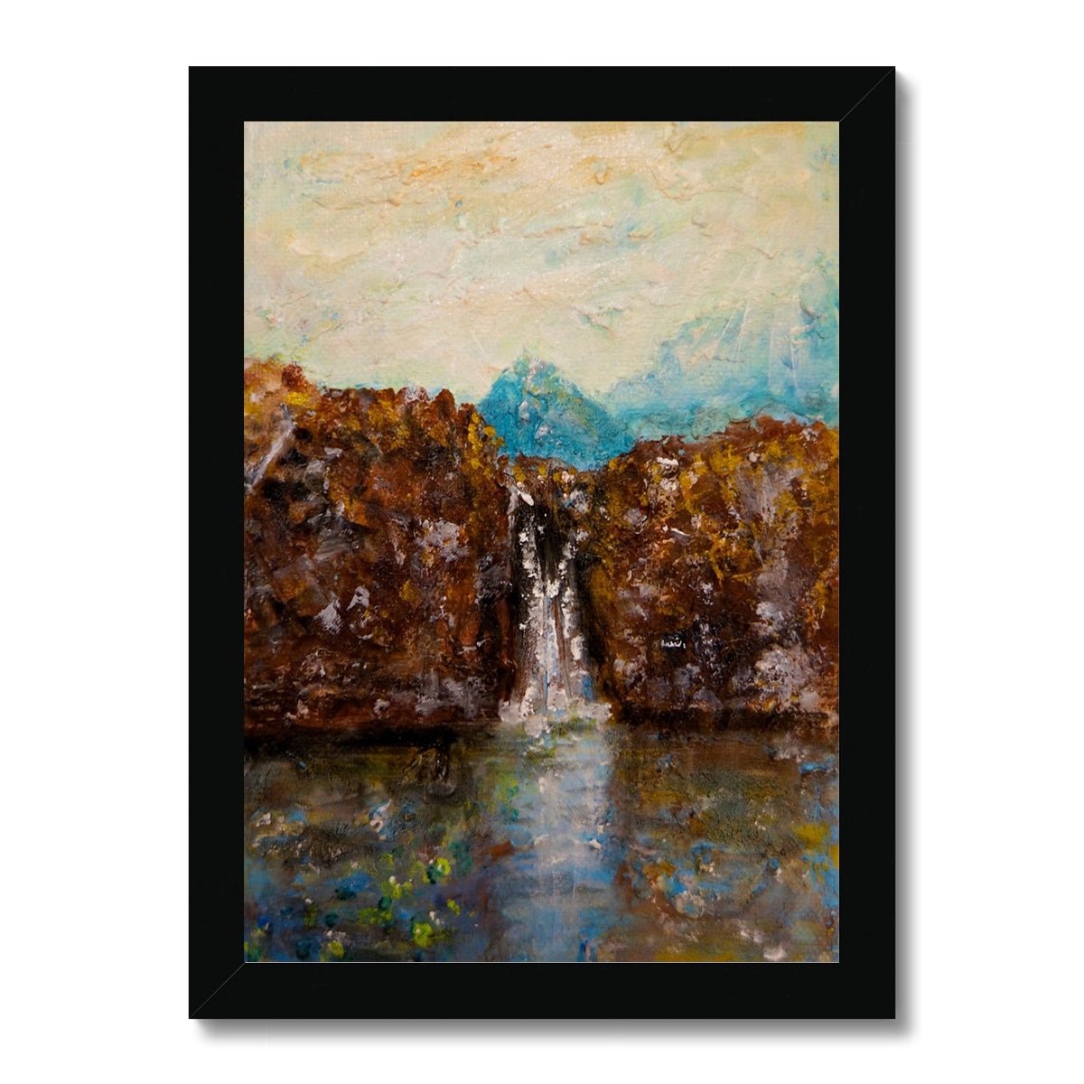 Skye Fairy Pools Painting | Framed Prints From Scotland