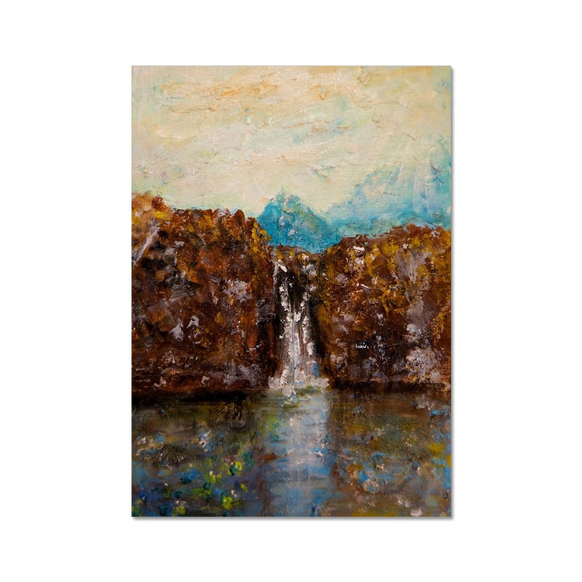 Skye Fairy Pools Painting | Signed Art Prints From Scotland | By Scottish Artist Hunter