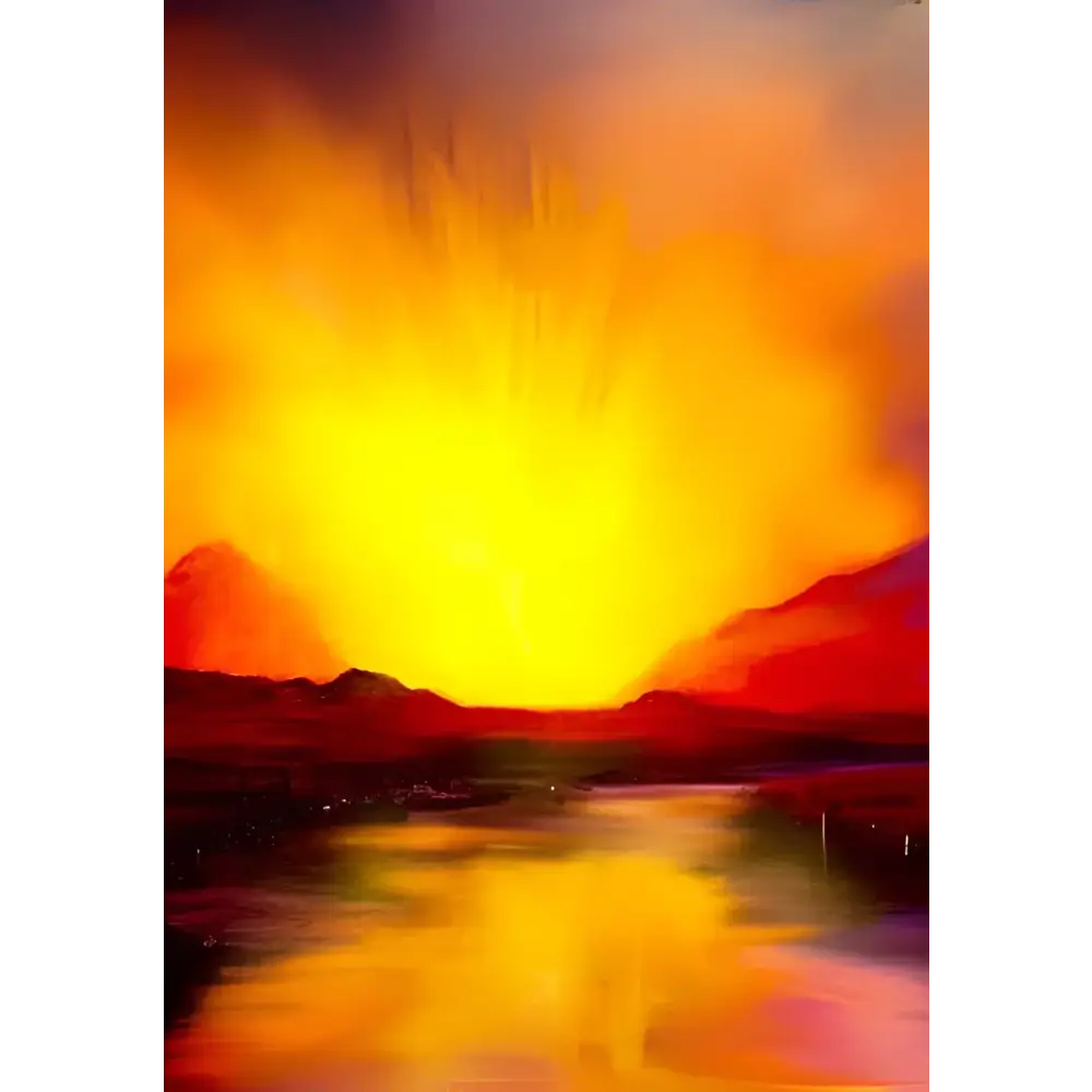 Skye Sunset Art Prints from Scottish Artist