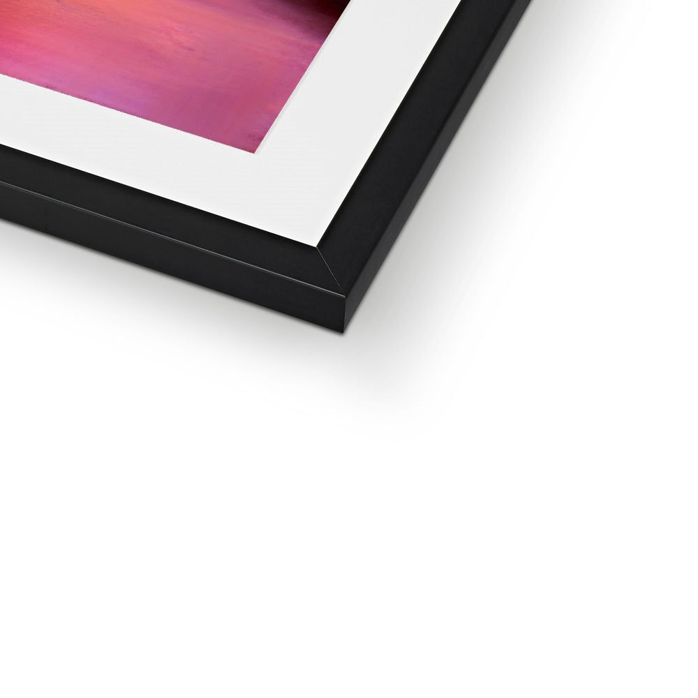 Skye Sunset Framed & Mounted Print.