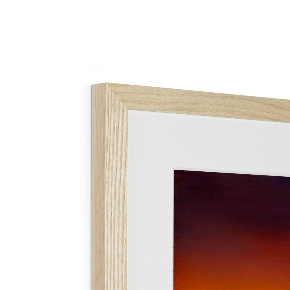 Skye Sunset Framed & Mounted Print.