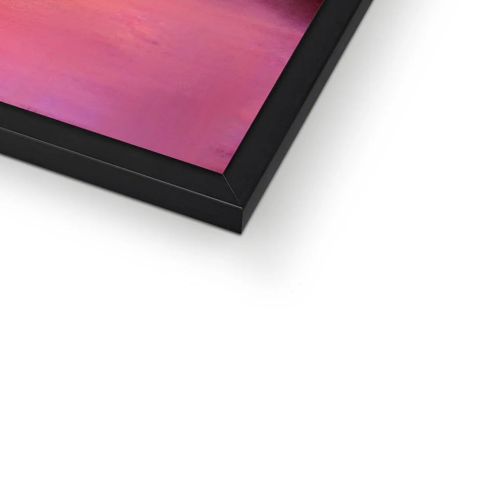 Skye Sunset Framed Print - Art Gallery Scotland Worldwide Shipping Scottish Landscape Paintings and Prints by Artist Hunter