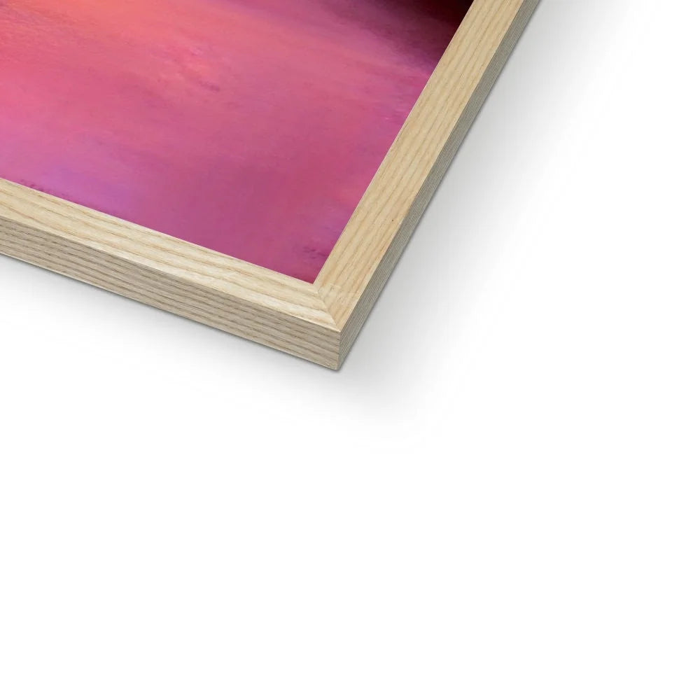 Skye Sunset Framed Print - Art Gallery Scotland Worldwide Shipping Scottish Landscape Paintings and Prints by Artist Hunter