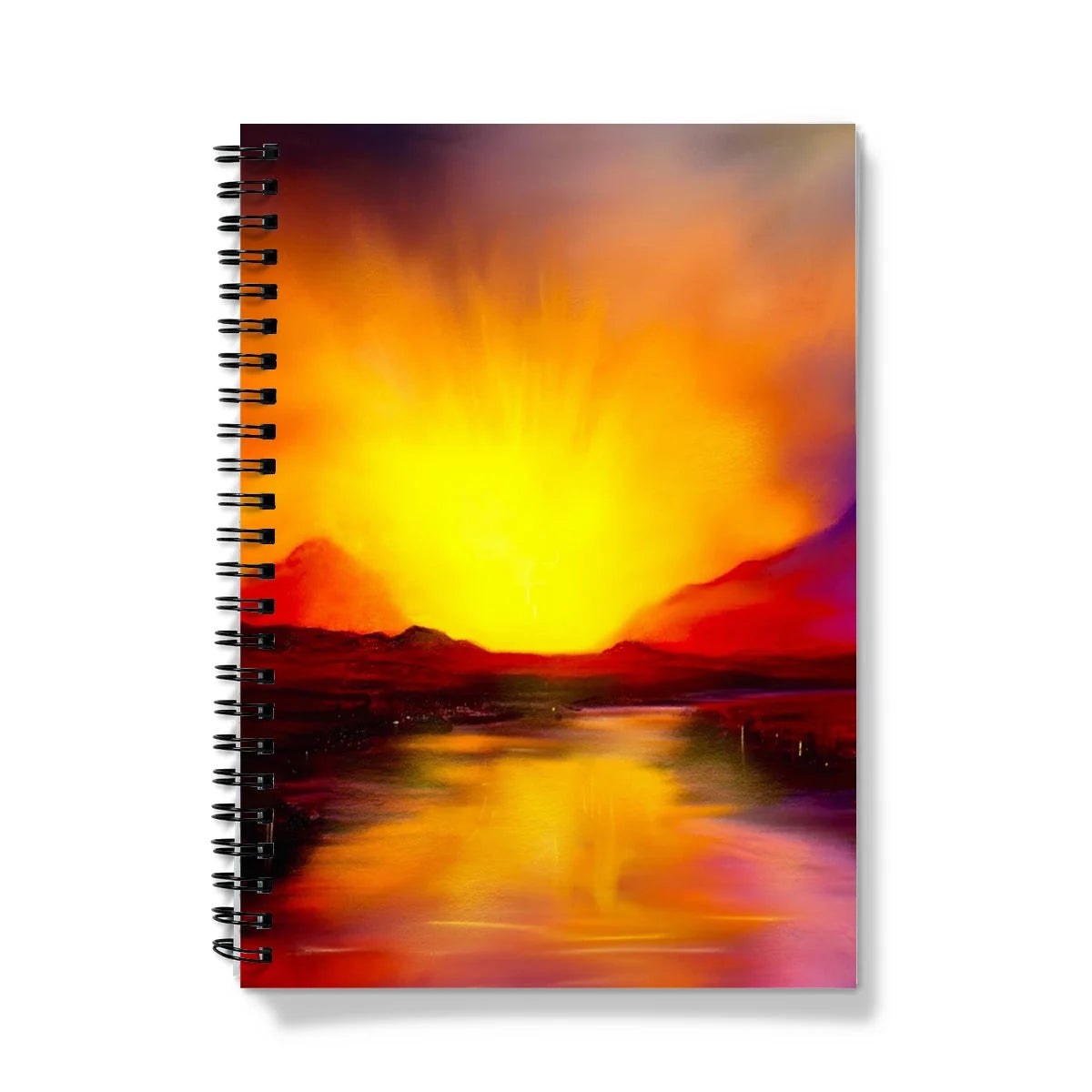 Skye Sunset Notebook - Art Gallery Scotland Worldwide Shipping Scottish Landscape Paintings and Prints