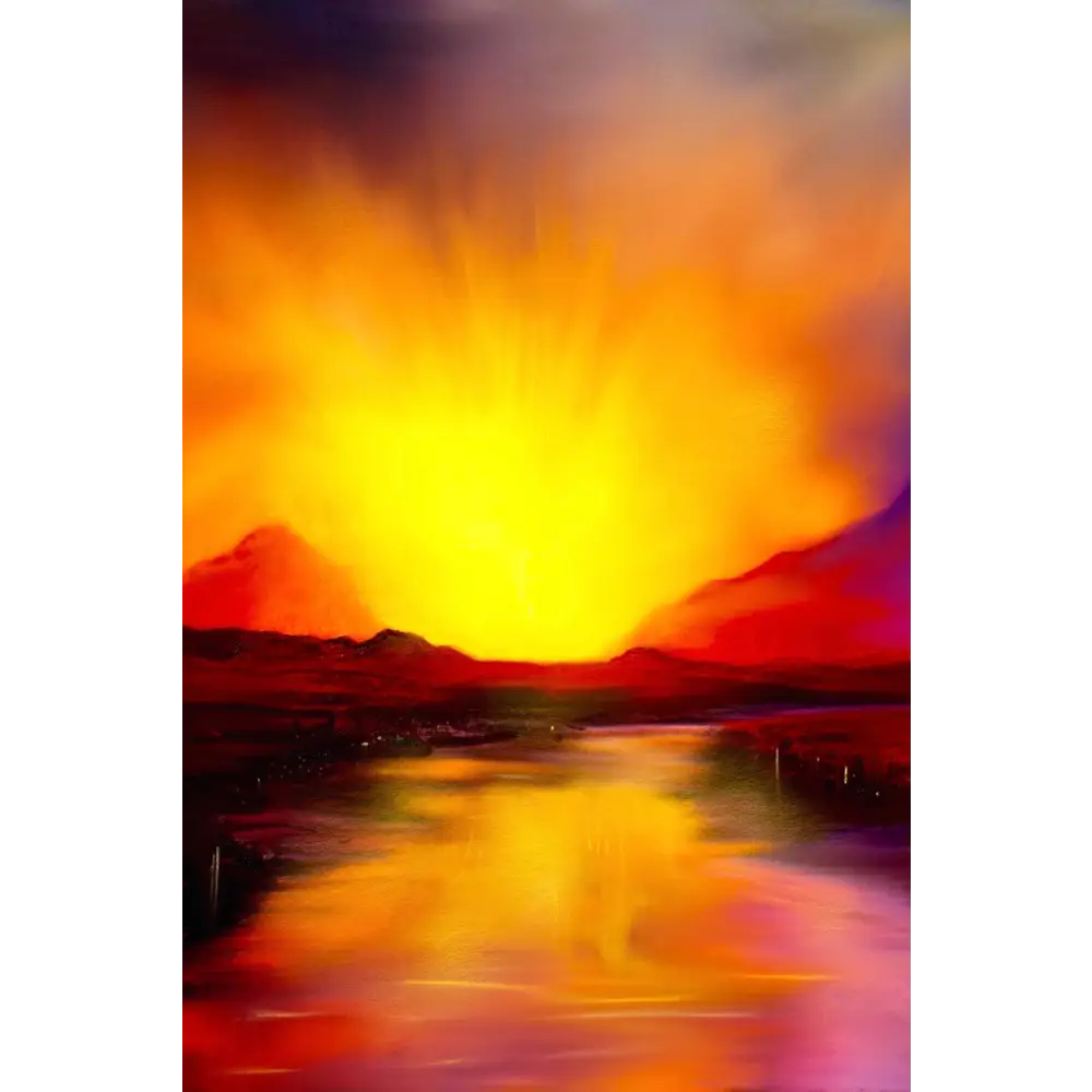 Skye Sunset - Scottish Statement Interior Wall Art - Gallery Scotland