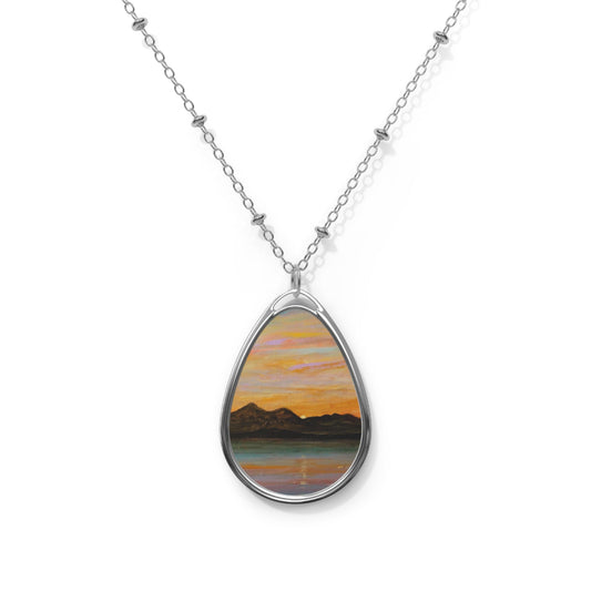 Sleeping Warrior Arran Art Necklace | Scottish Art Gifts