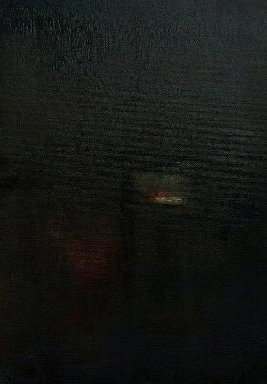 Sleepless Ii Abstract - & Impressionistic Art Gallery Scotland Worldwide Shipping Dark Textured Surface Kevin Hunter Portfolio Giclee Prints