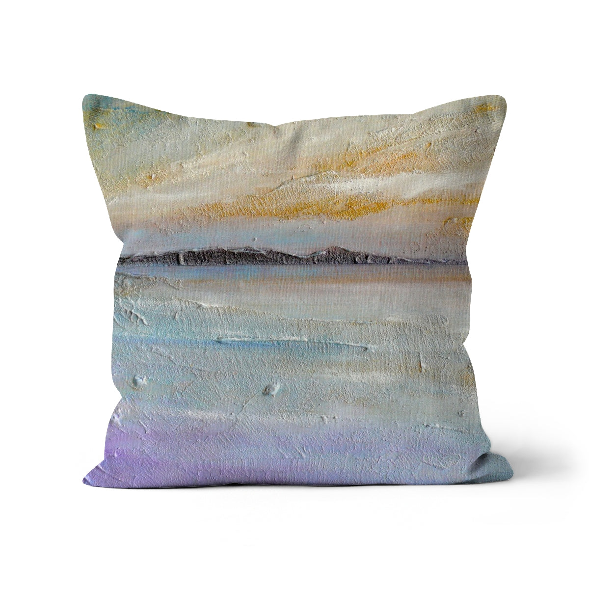 Sollas Beach North Uist Art Gifts Cushion | Hebridean Islands Art Gallery | Paintings, Prints, Homeware and Art Gifts From Scotland By Scottish Artist Kevin Hunter