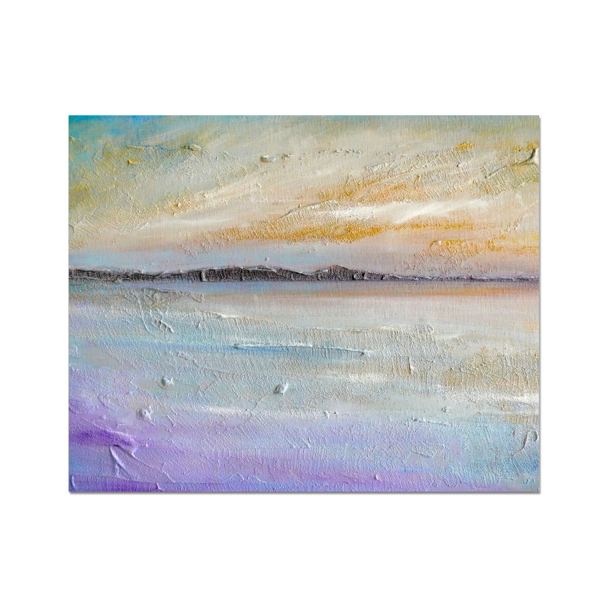 Sollas Beach North Uist Painting | Artist Proof Collector Prints From Scotland