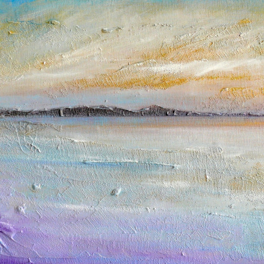 Sollas Beach North Uist Wooden Art Block