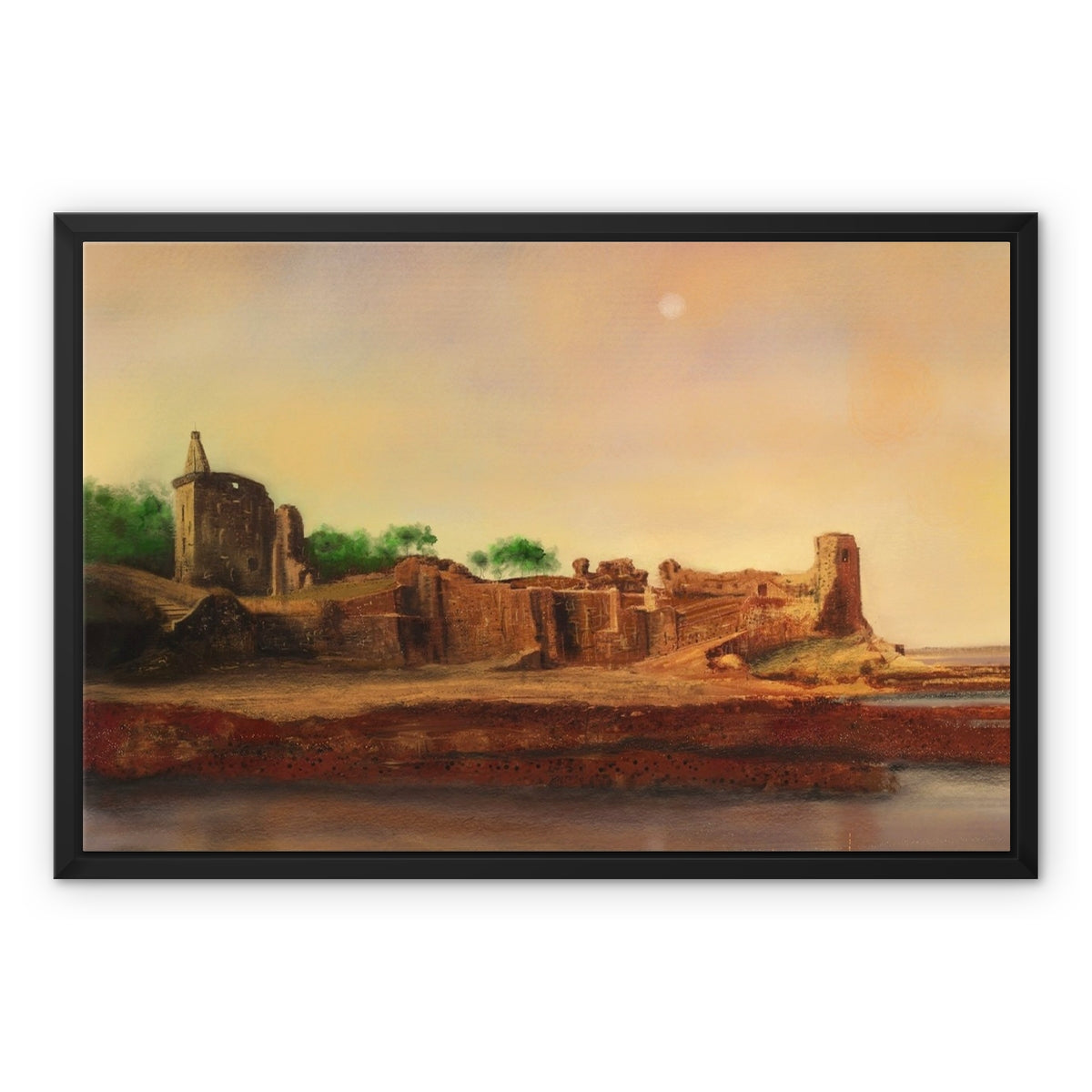 St Andrews Castle Painting | Framed Canvas Prints From Scotland