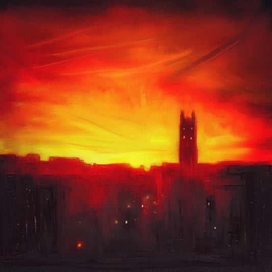St Stephen's Church Sunset Edinburgh | Scotland In Your Pocket | Scottish Art Gifts