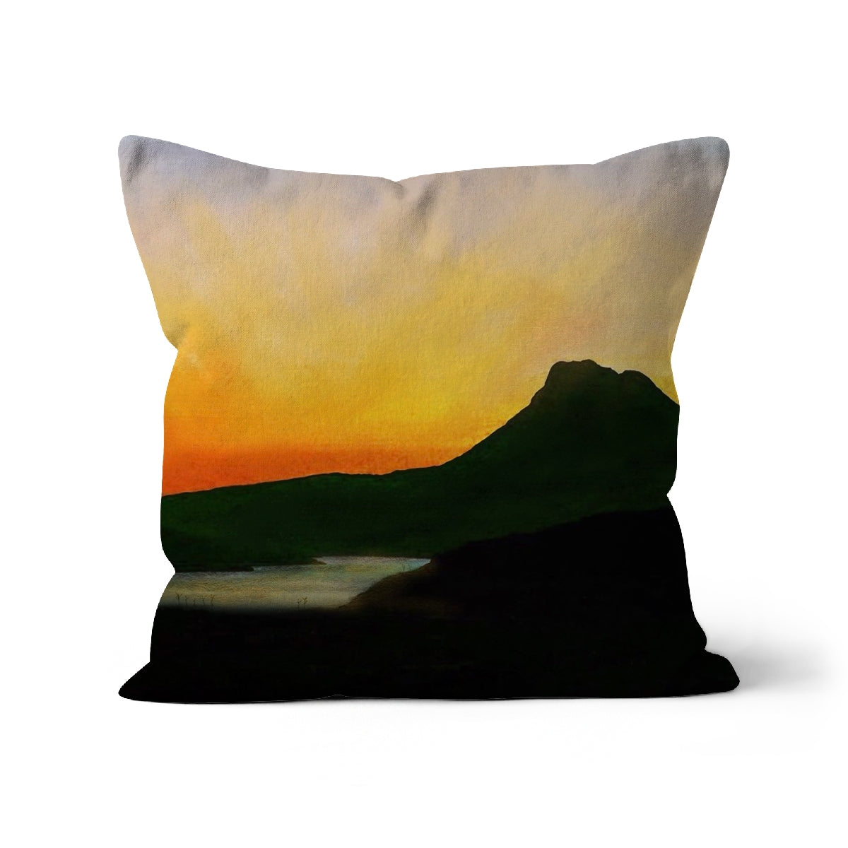 Stac Pollaidh Dusk Art Gifts Cushion