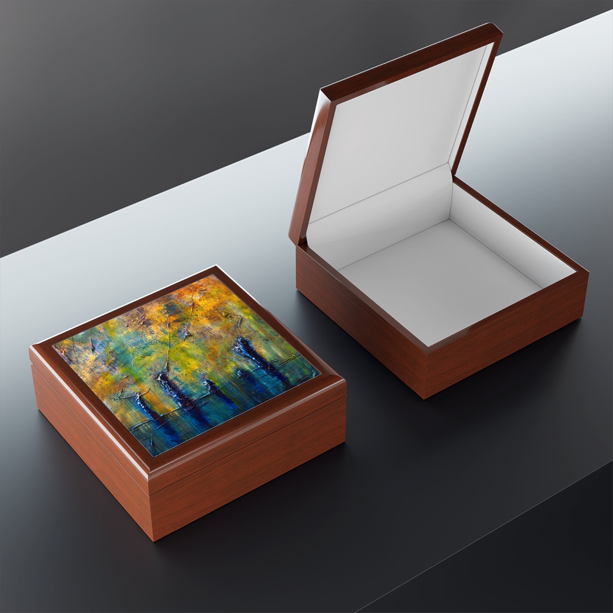 Stenness Moonlight | Art Jewellery Box | Scotland