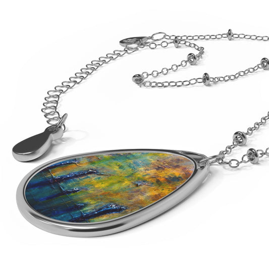 Stenness Moonlight Art Necklace | Scottish Art Gifts