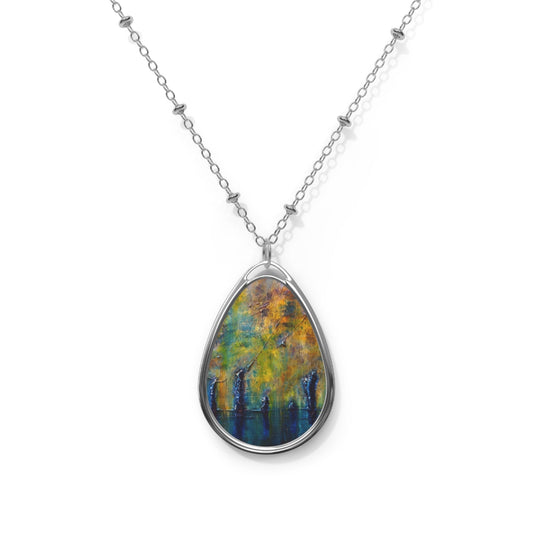 Stenness Moonlight Art Necklace | Scottish Art Gifts