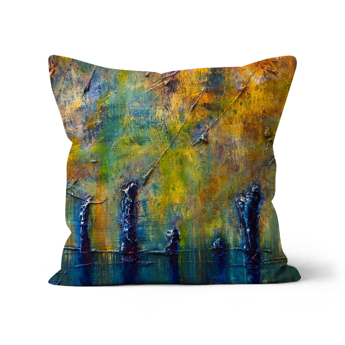 Stenness Moonlight Orkney Art Gifts Cushion | Orkney Art Gallery | Paintings, Prints, Homeware and Art Gifts From Scotland By Scottish Artist Kevin Hunter