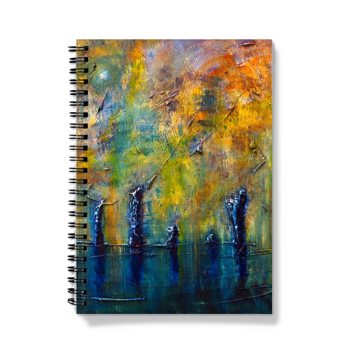 Stenness Moonlight Orkney Art Gifts Notebook