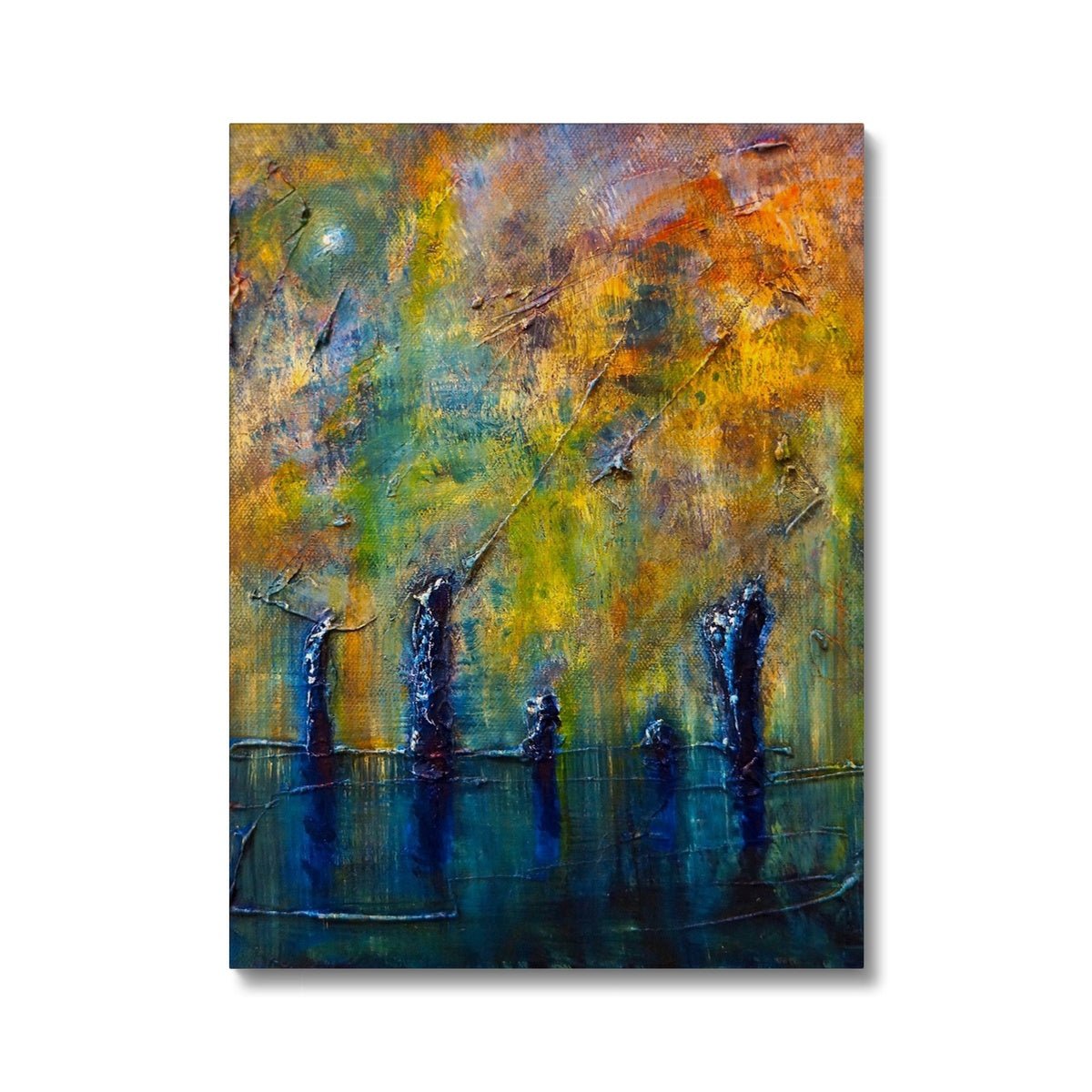 Stenness Moonlight Orkney Painting | Canvas Prints From Scotland