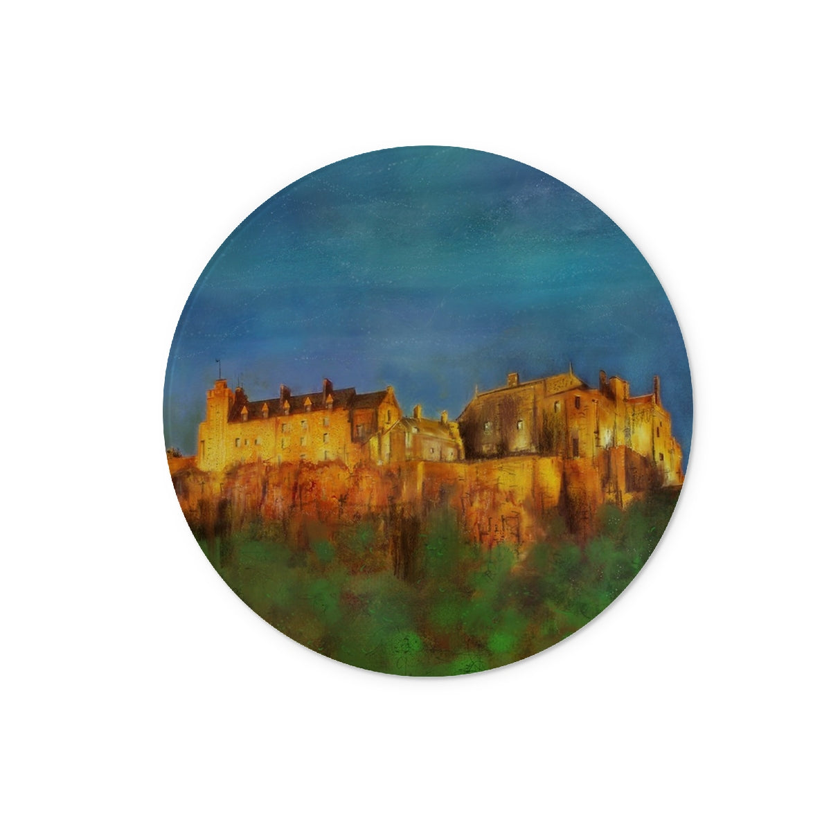 Stirling Castle Art Gifts Glass Chopping Board