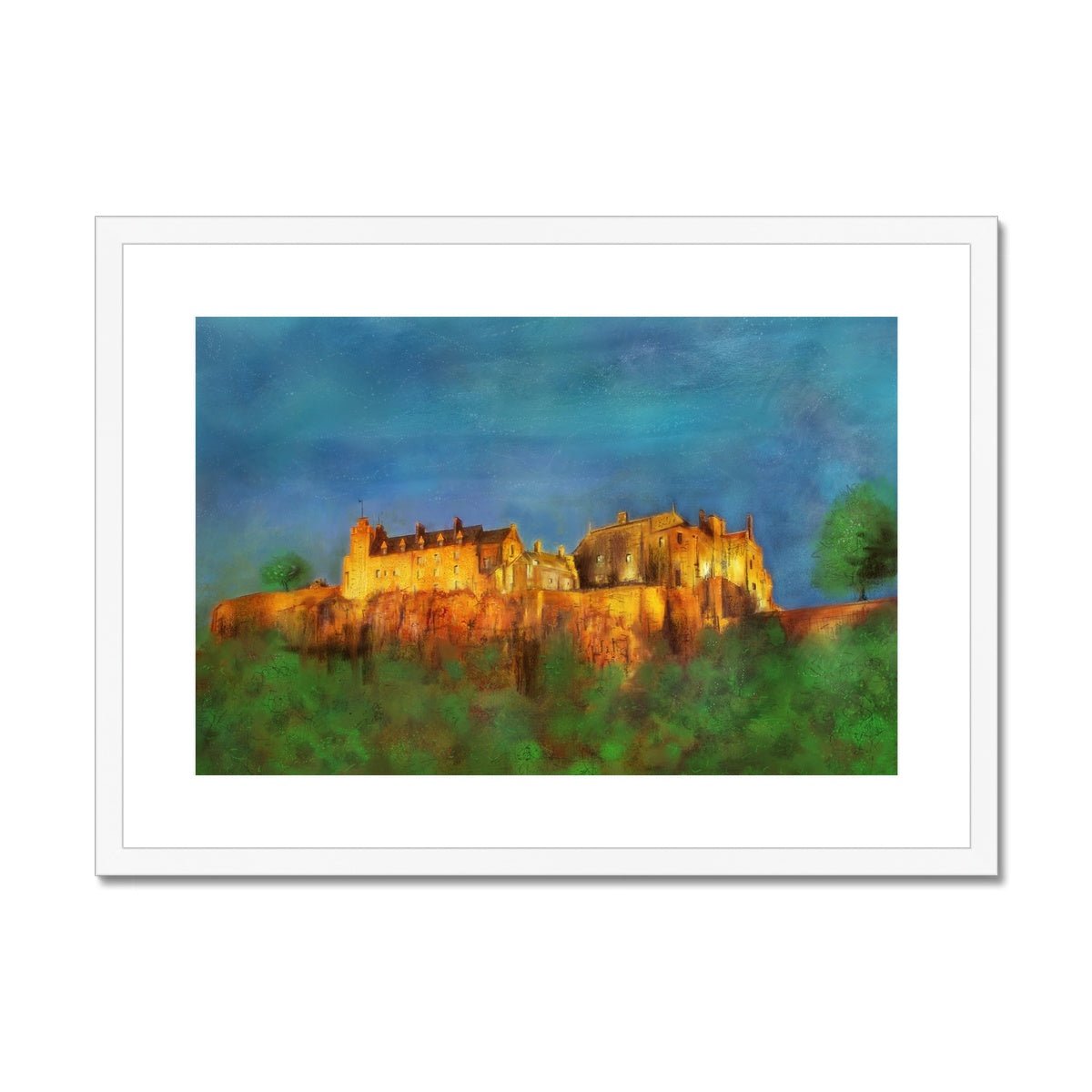 Stirling Castle Painting | Framed &amp; Mounted Prints From Scotland