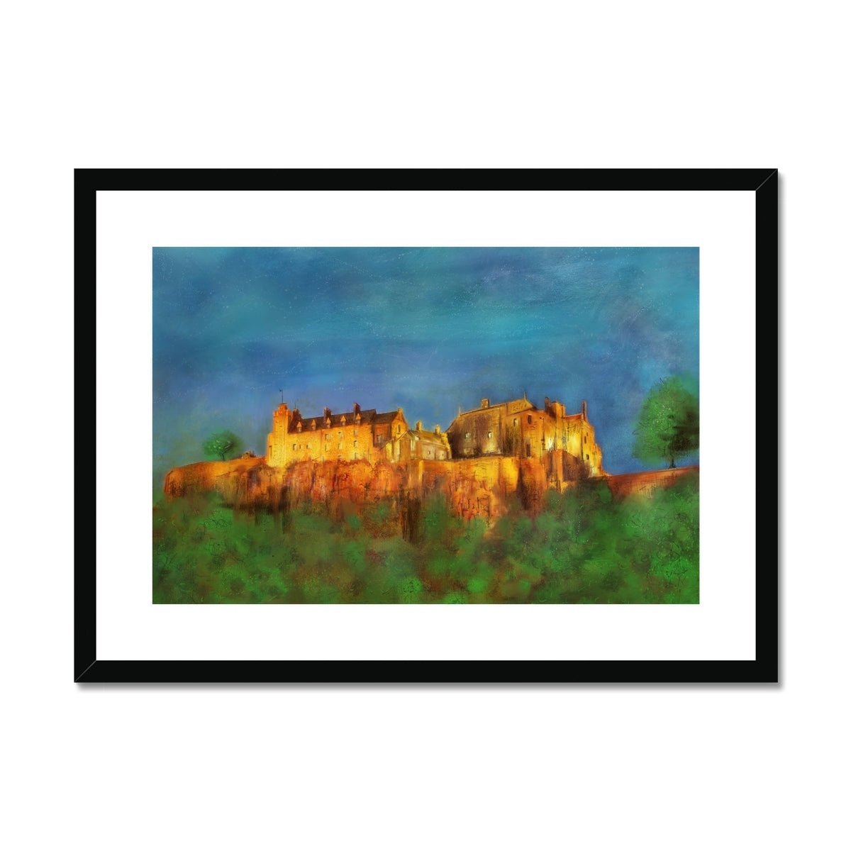 Stirling Castle Painting | Framed &amp; Mounted Prints From Scotland