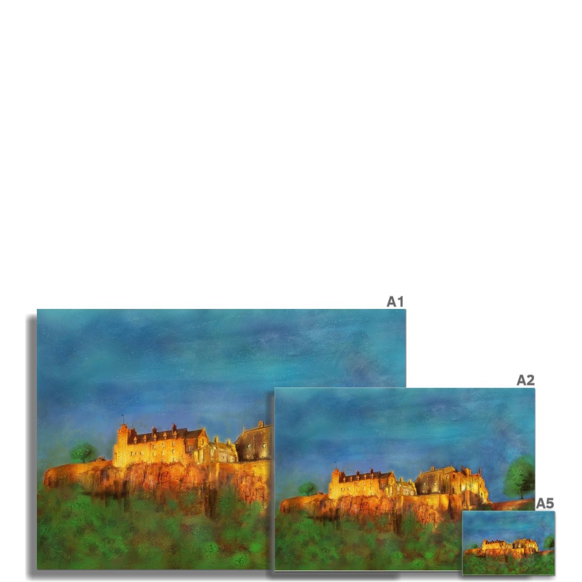 Stirling Castle Painting Scotland | Signed Scottish Fine Art Prints