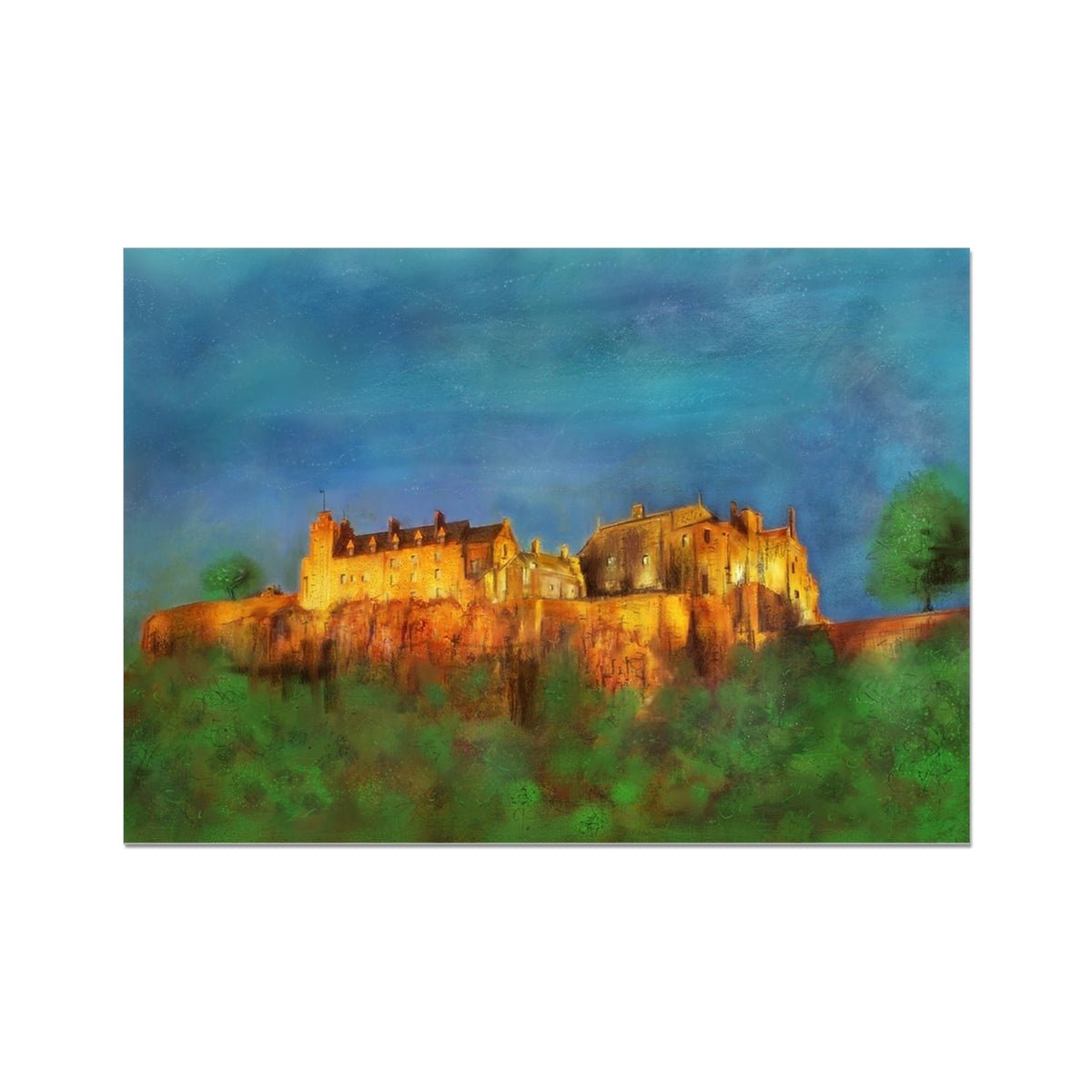 Stirling Castle Painting Scotland | Signed Scottish Fine Art Prints