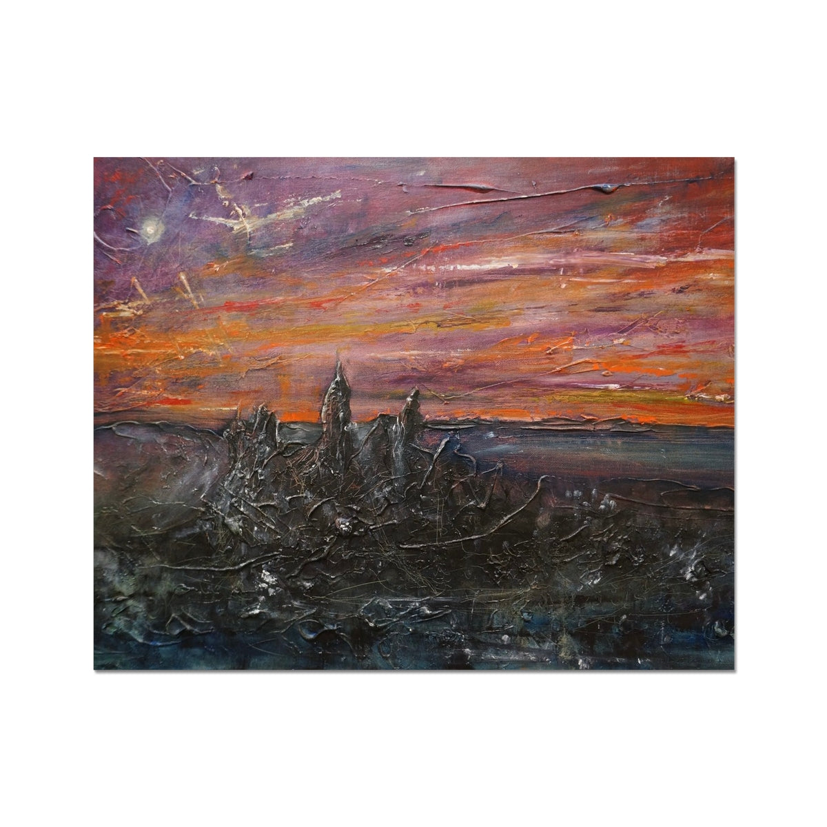 Storr Moonlight Skye Painting | Artist Proof Collector Prints From Scotland