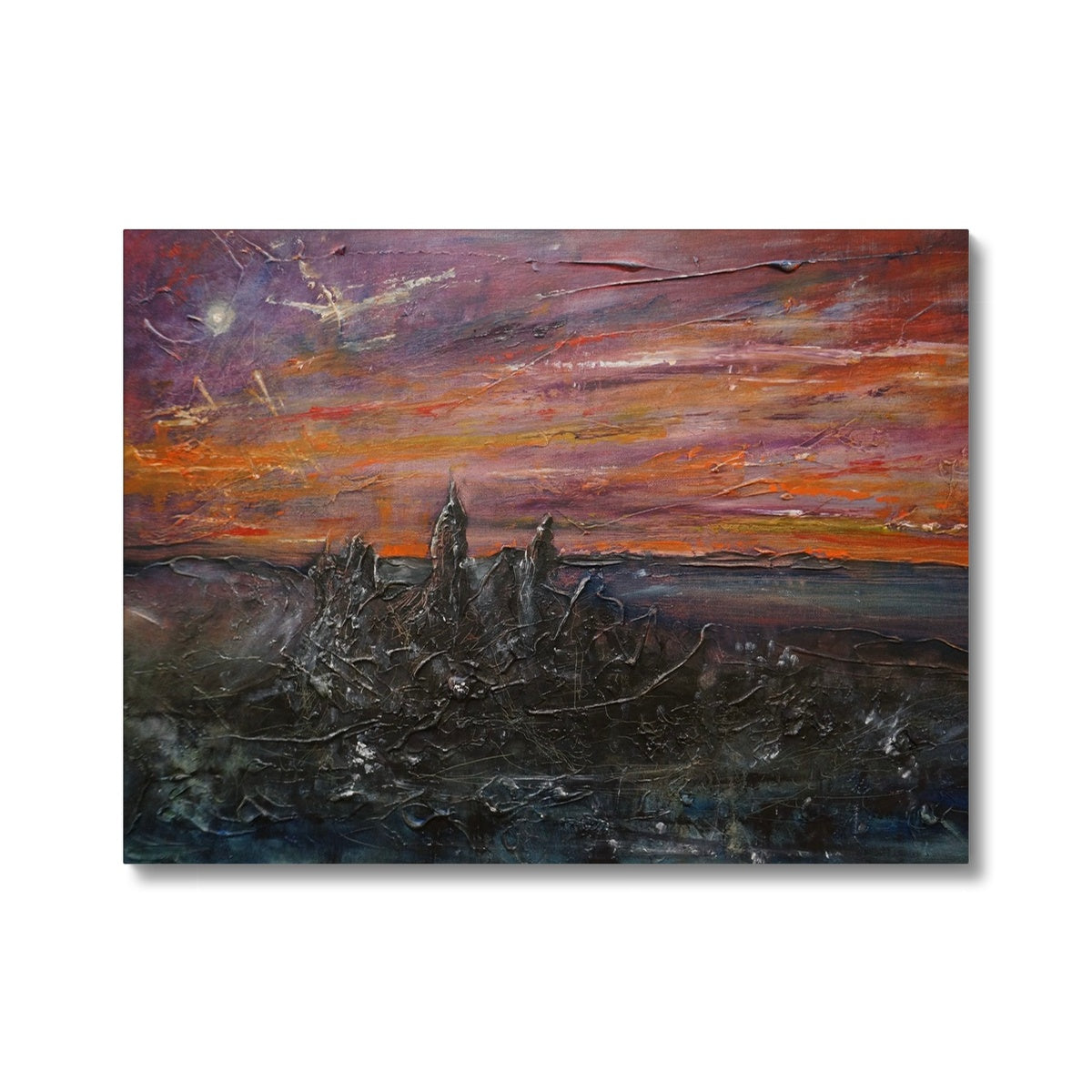 Storr Moonlight Skye Painting | Canvas From Scotland